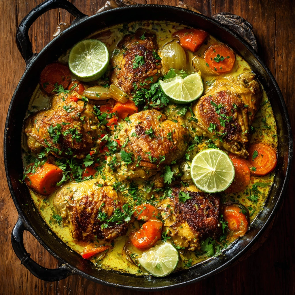 Coconut Milk Braised Chicken Stew