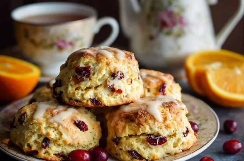 Cranberry Orange Scones: A Zesty and Comforting Treat