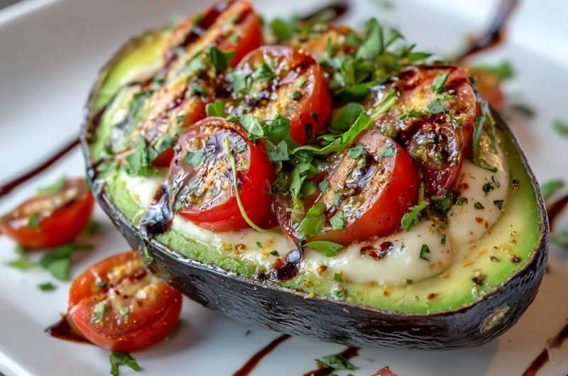 Creamy Caprese Stuffed Avocado: A Refreshing Twist on a Classic Favorite