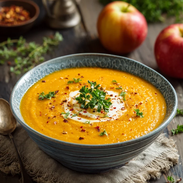 Creamy Carrot Apple Soup