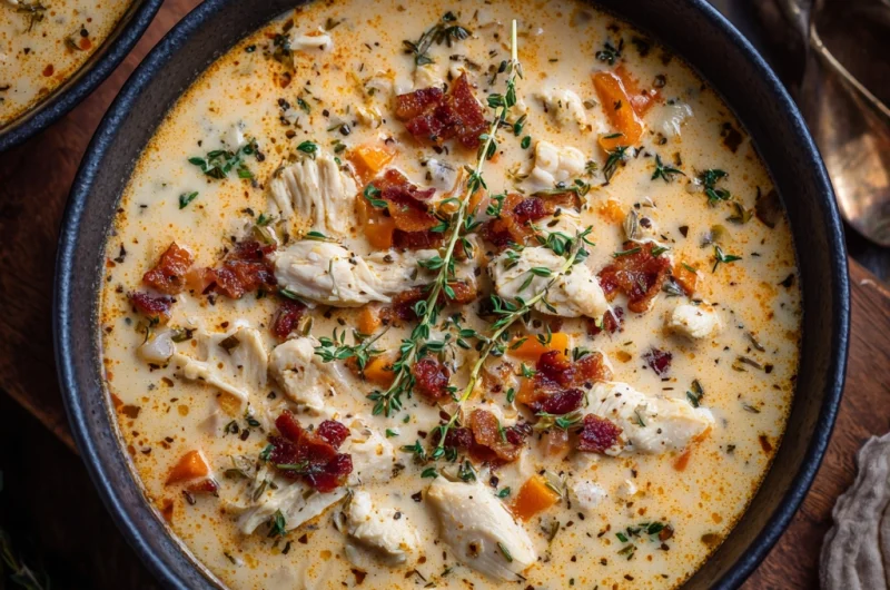 Cheese Chicken Soup: Creamy, Comforting & Packed with Flavor