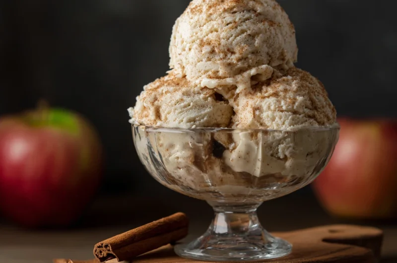 Creamy Cinnamon Apple Crisp Ice Cream: A Cozy Twist on a Classic Dessert