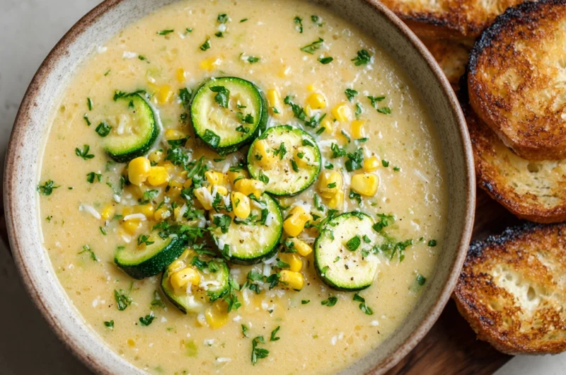 Zucchini Corn Chowder Soup: A Creamy, Comforting Bowl of Goodness