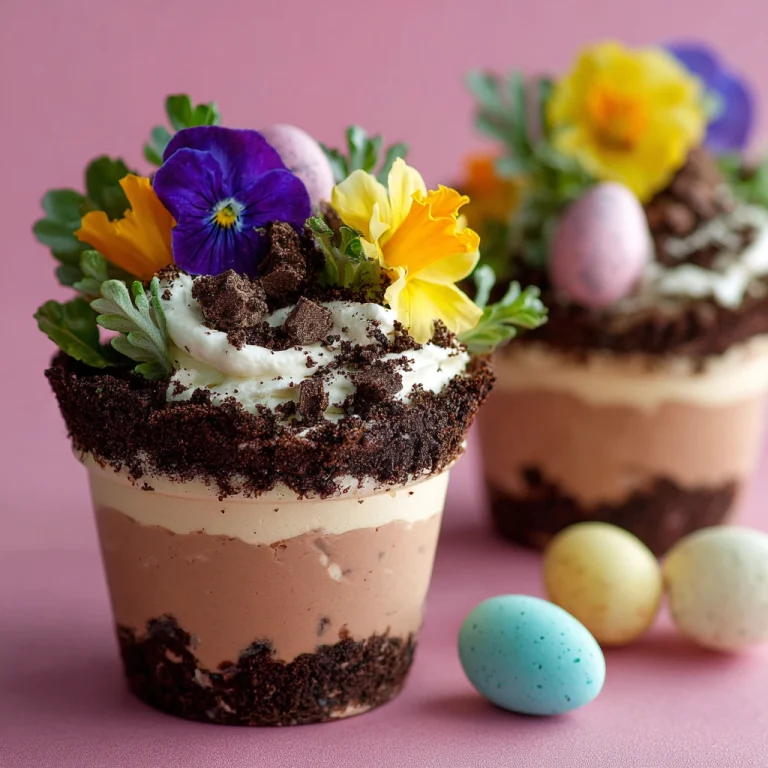Easter Dirt Cups