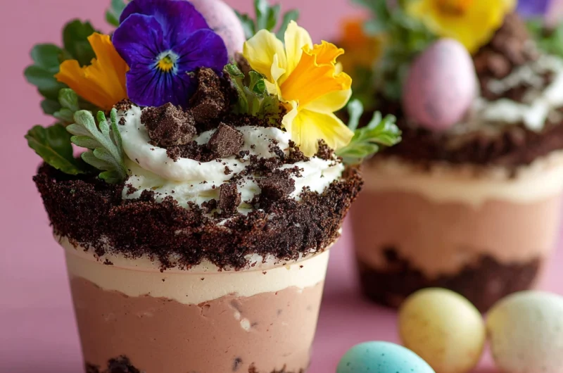Easter Dirt Cups