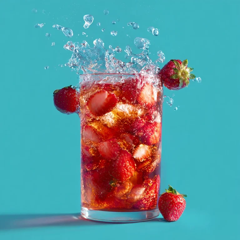 Fresh Strawberry Iced Tea