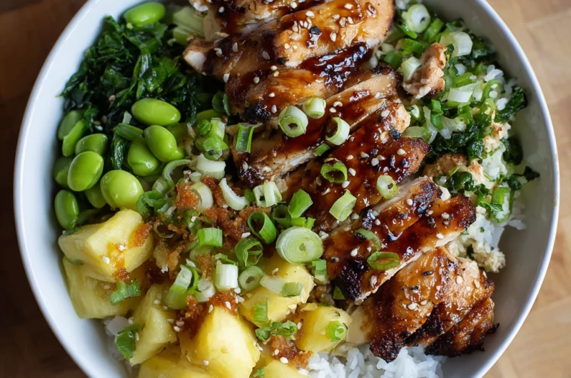 Hawaiian Chicken Bowl: A Tropical Twist You’ll Love