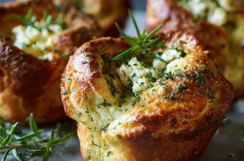 Herb Cheese Popovers – Light, Fluffy, and Full of Flavor