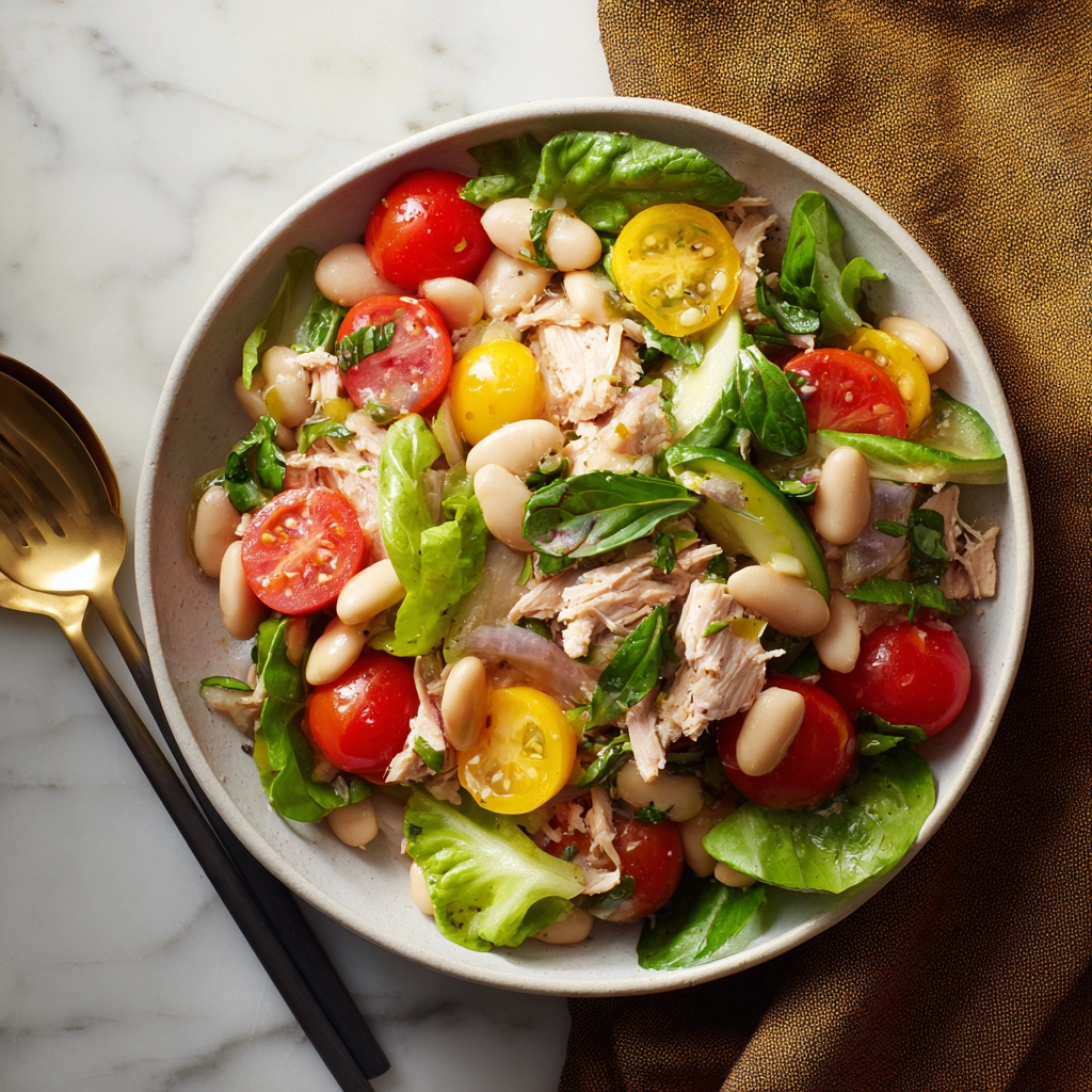 Italian Tuna White Bean Salad