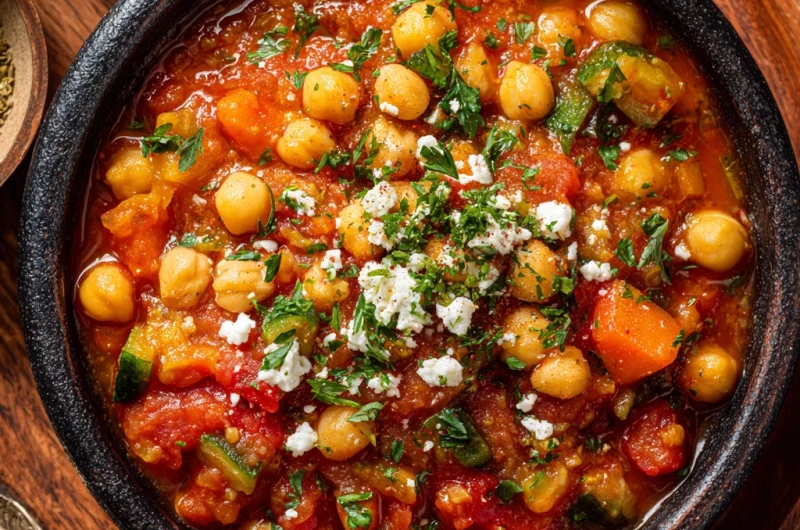 Mediterranean Chickpea Stew: A Hearty Bowl of Sunshine and Flavor