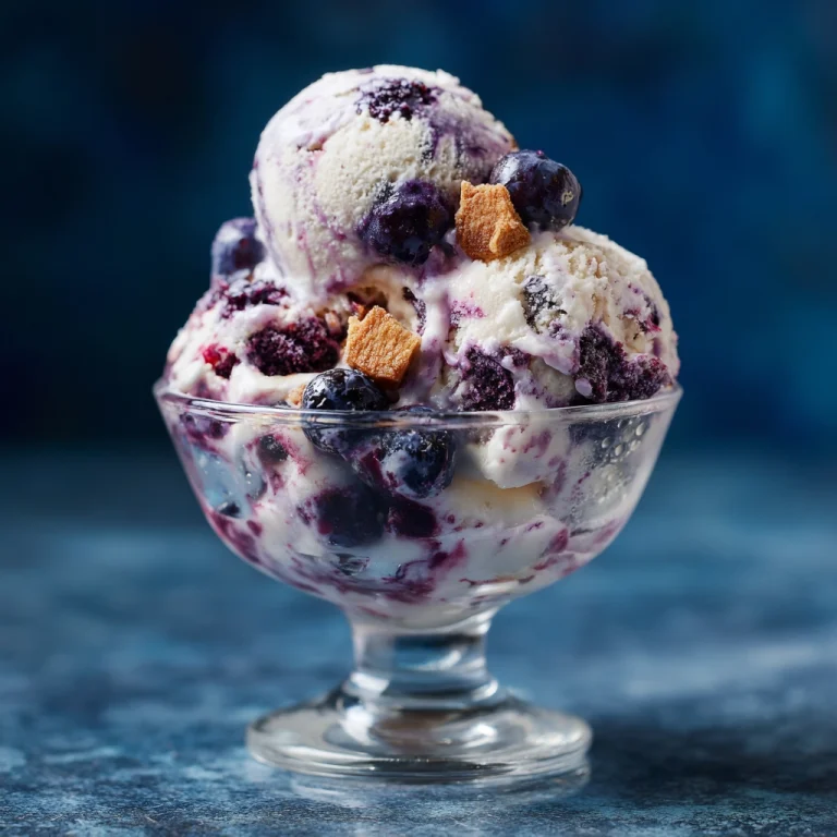 Ninja Creami Blueberry Pie Ice Cream