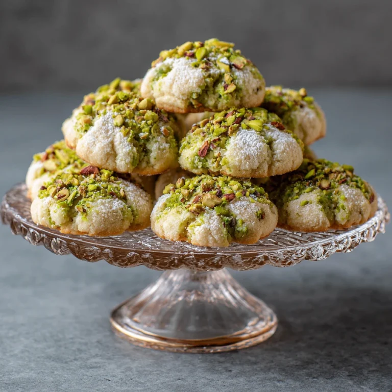 Pistachio Wedding Cookies