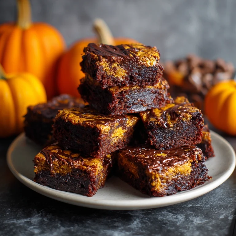 Pumpkin Brownies