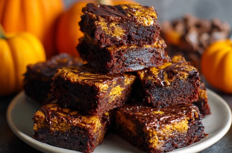 Pumpkin Brownies – The Ultimate Fall Chocolate Treat