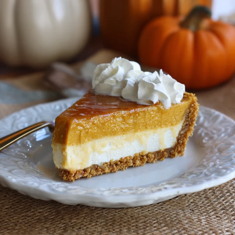 Pumpkin Cream Cheese Pie