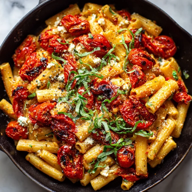 Roasted Tomato and Garlic Ricotta Pasta