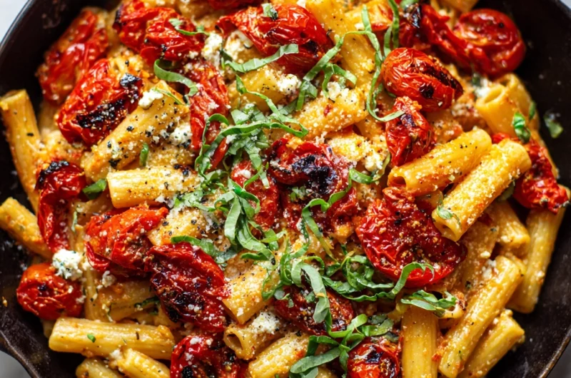 Roasted Tomato and Garlic Ricotta Pasta – A Flavorful Comfort Dish