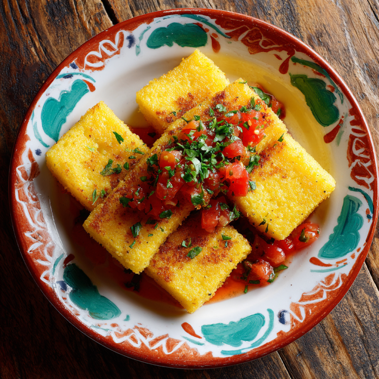 Satisfying Crispy Polenta