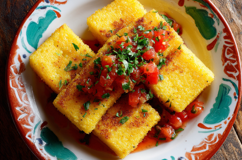 Satisfying Crispy Polenta