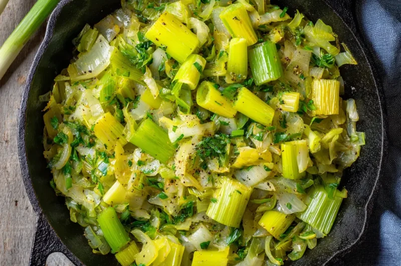 Sautéed Leeks Recipe – A Simple and Elegant Side Dish