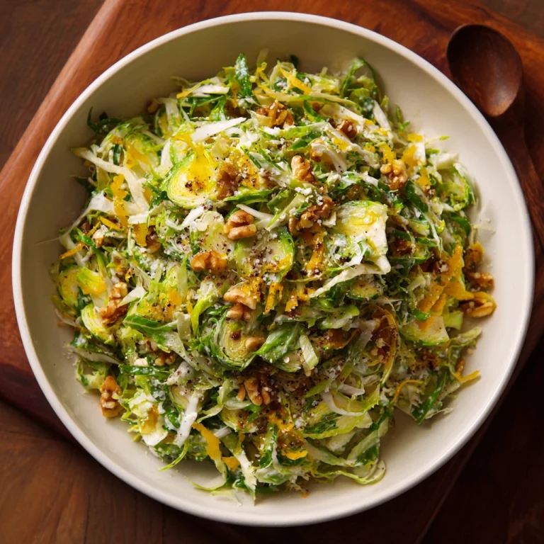 Shaved Brussels Sprouts Salad