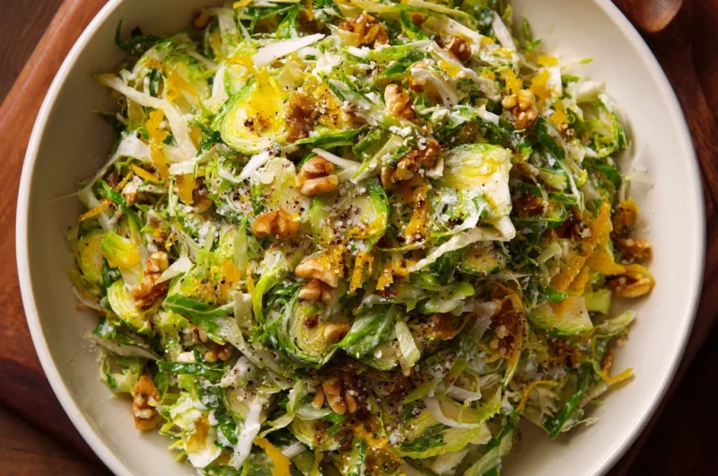 Shaved Brussels Sprouts Salad: A Fresh, Crunchy, and Flavor-Packed Delight