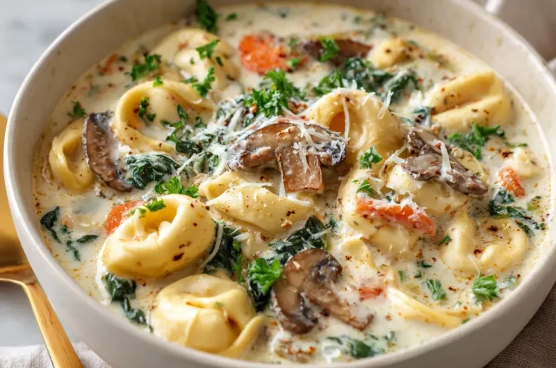 Slow Cooker Creamy Tortellini Soup: Comfort in a Bowl