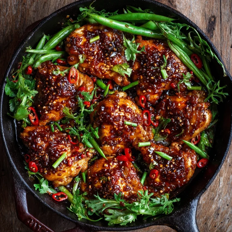 Sticky Honey Gochujang Chicken