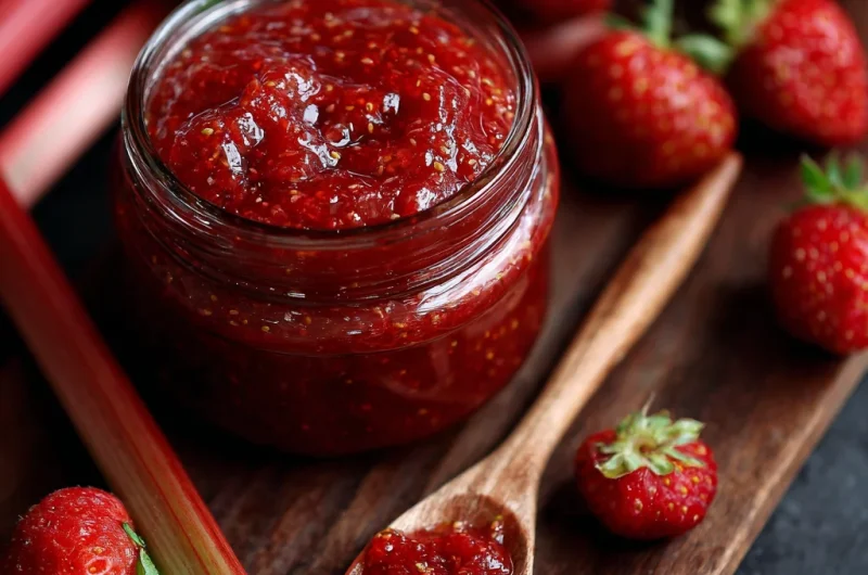 Strawberry Rhubarb Jam: A Sweet and Tangy Homemade Delight