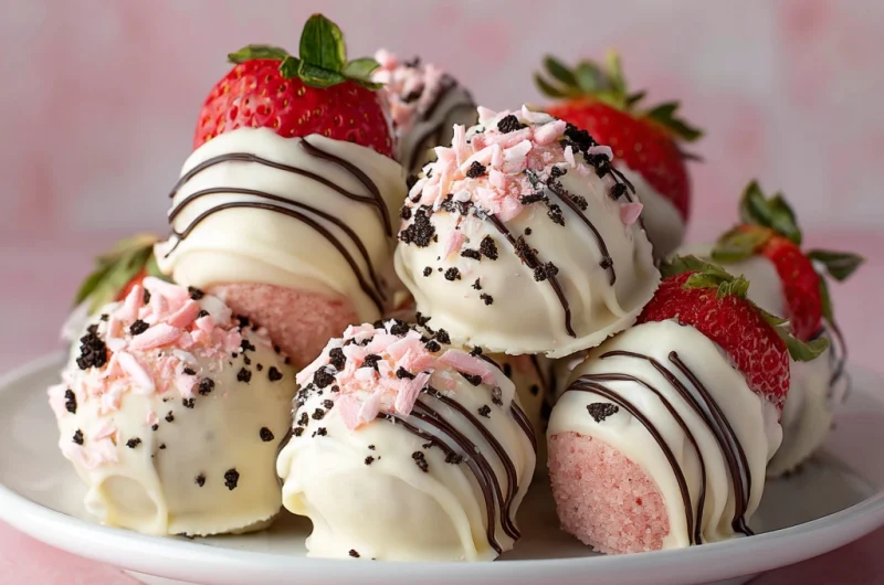 Strawberry Shortcake Oreo Balls