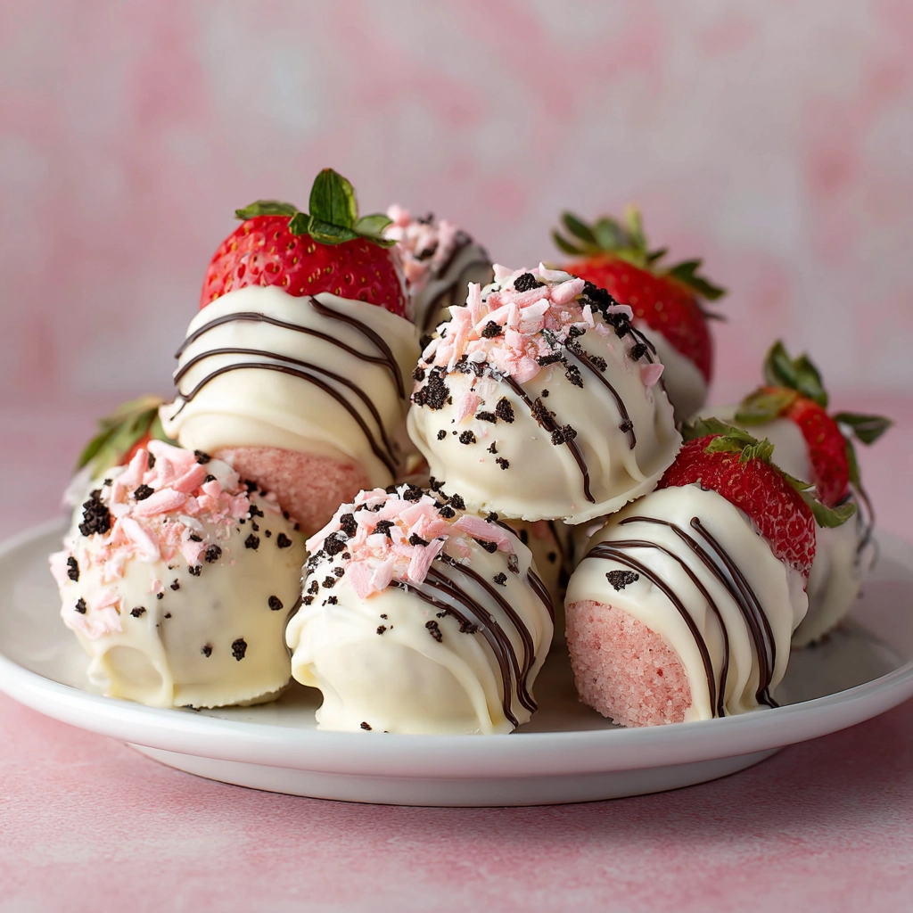 Strawberry Shortcake Oreo Balls