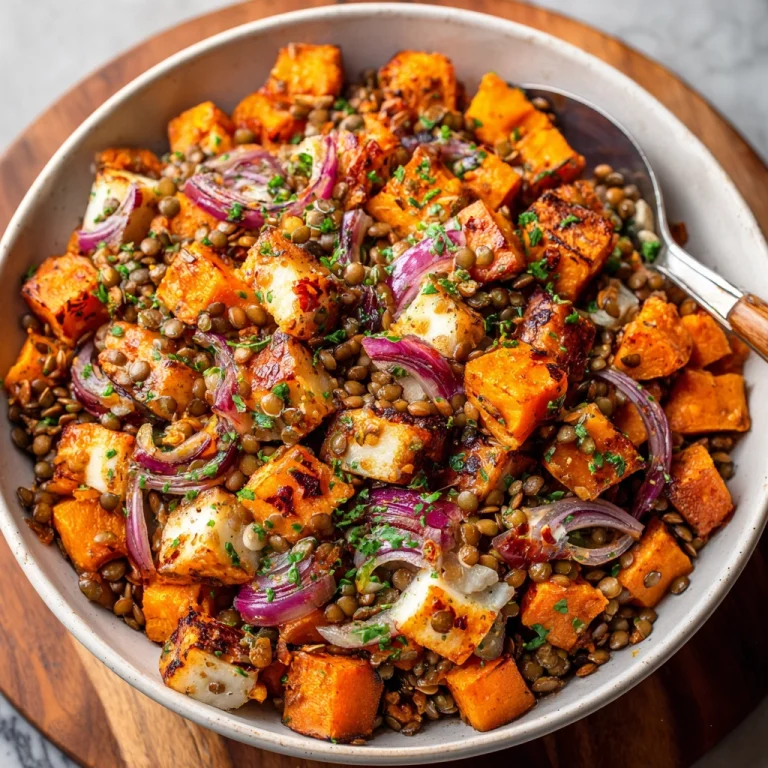 Sweet Potato Lentil Salad