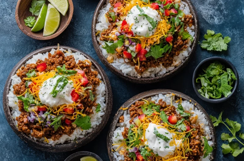 Taco Rice Bowls – A Flavor-Packed Meal You’ll Crave Every Time