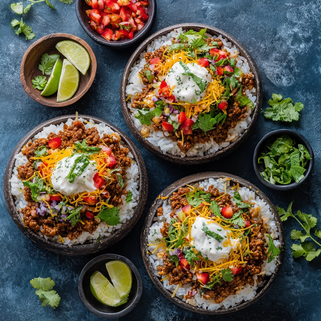 Taco Rice Bowls