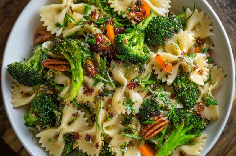 Tasty Broccoli Pasta Salad – A Fresh, Crunchy, and Flavorful Dish