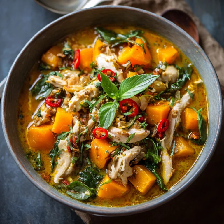 Thai Pumpkin Chicken Stew
