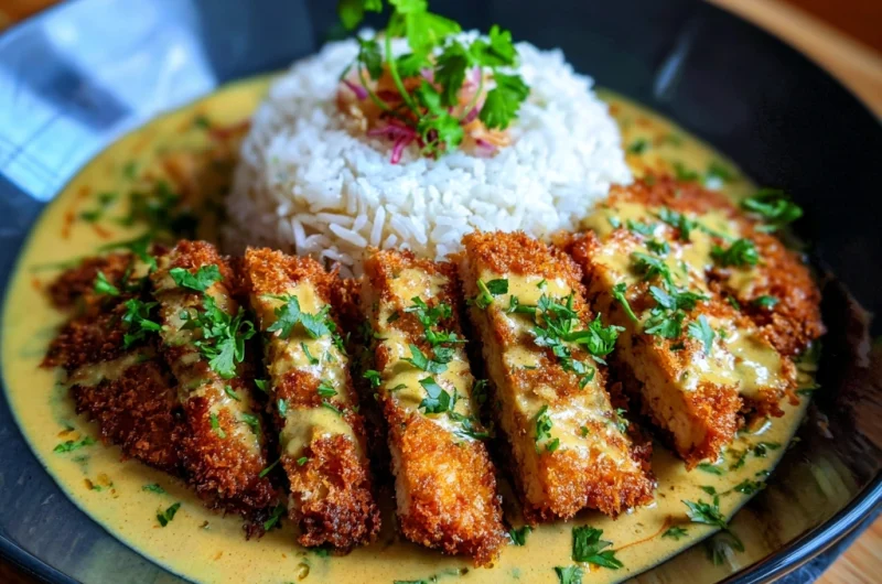 Tofu Katsu Curry: Crispy, Golden, and Comforting Japanese Delight