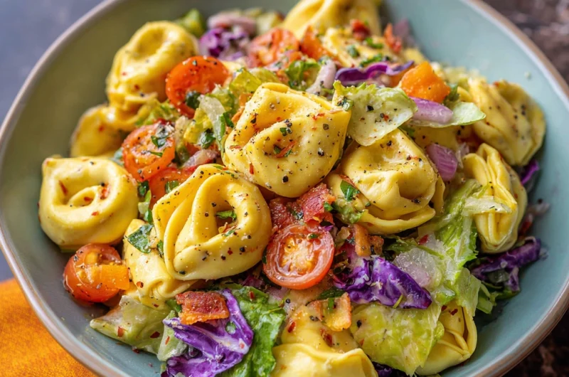 Tortellini Pasta Salad – A Fresh, Flavor-Packed Dish