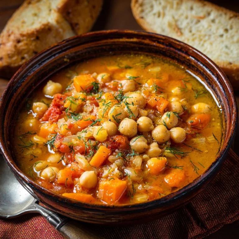 Tuscan Chickpea Soup Stew