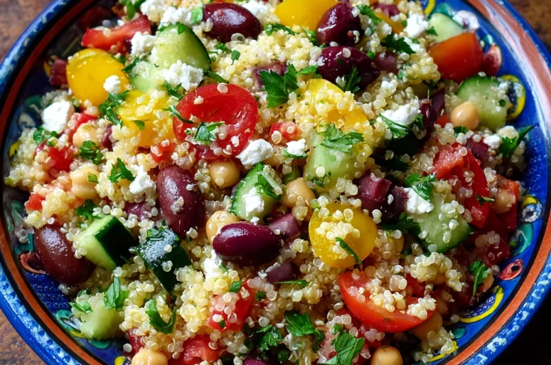 Vibrant Mediterranean Quinoa Salad