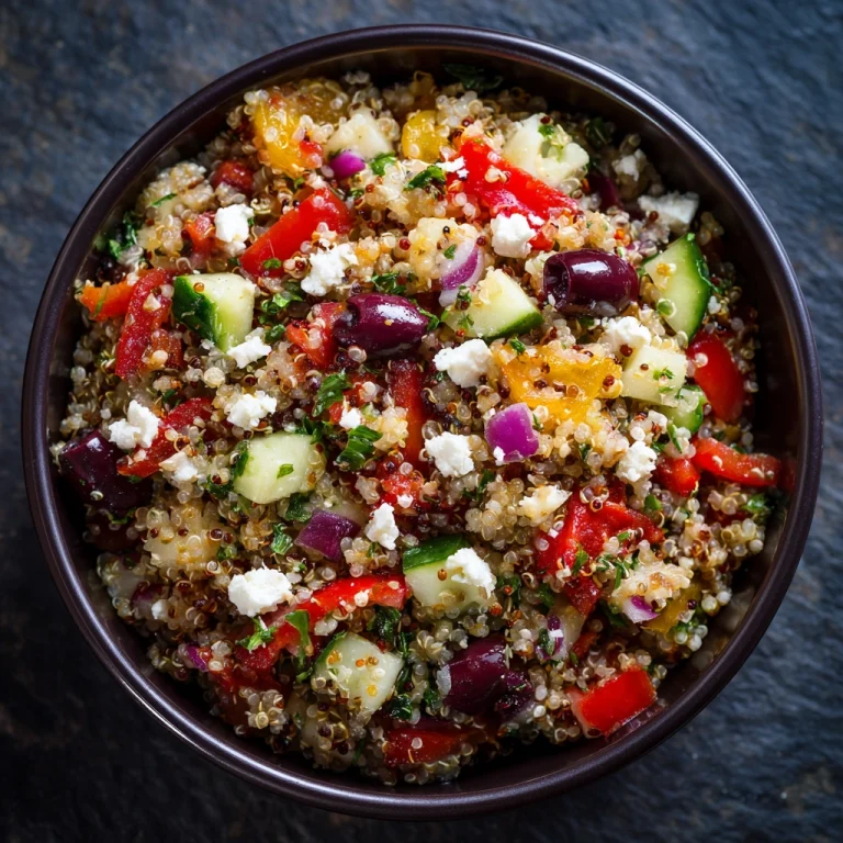 Vibrant Mediterranean Quinoa Salad