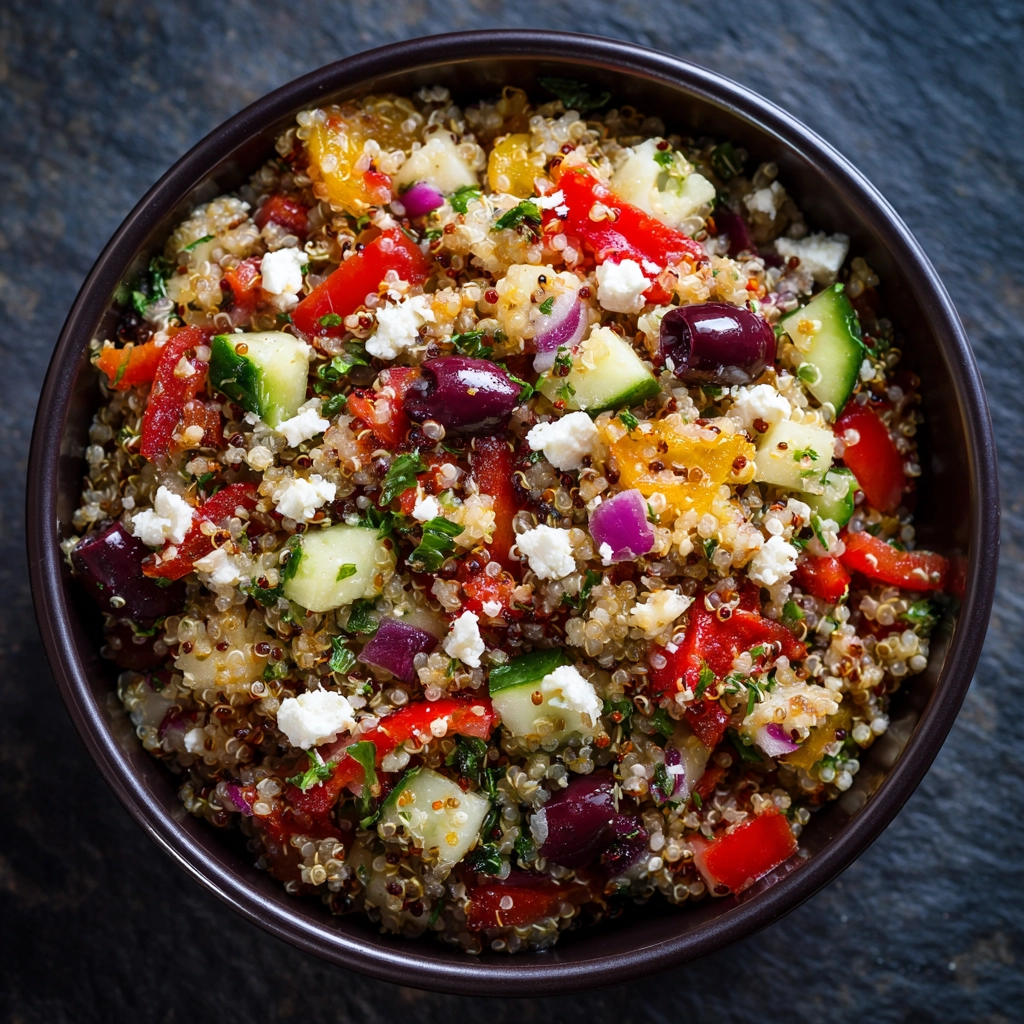 Vibrant Mediterranean Quinoa Salad