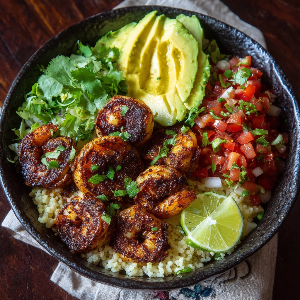 Blackened Shrimp Bowls