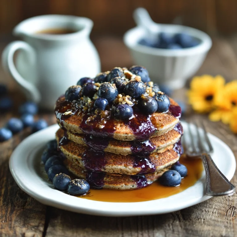 Blueberry Buckwheat Pancakes