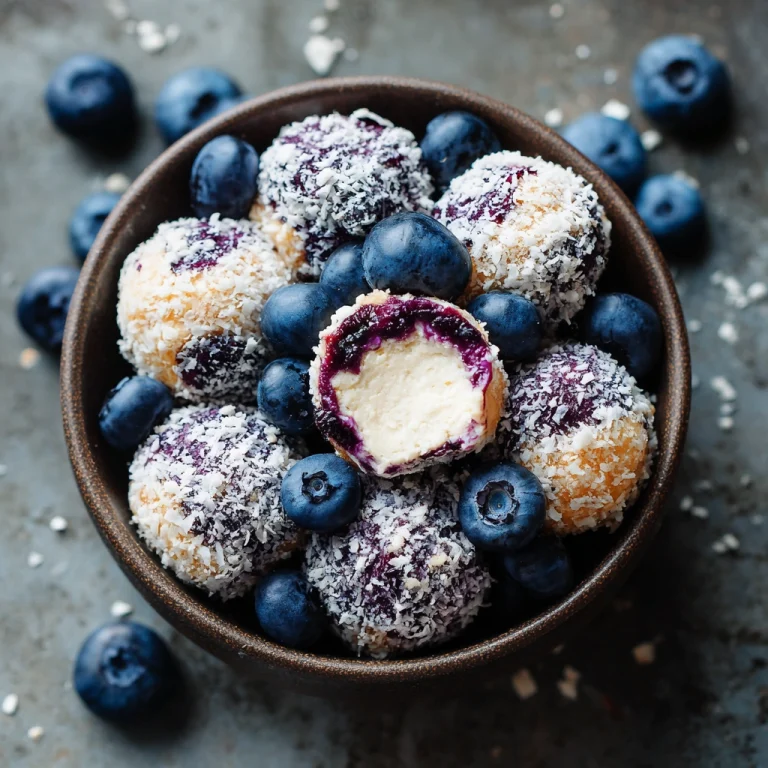 Blueberry Cheesecake Protein Bites