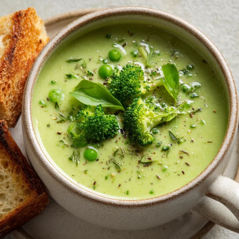 Broccoli Pea Soup