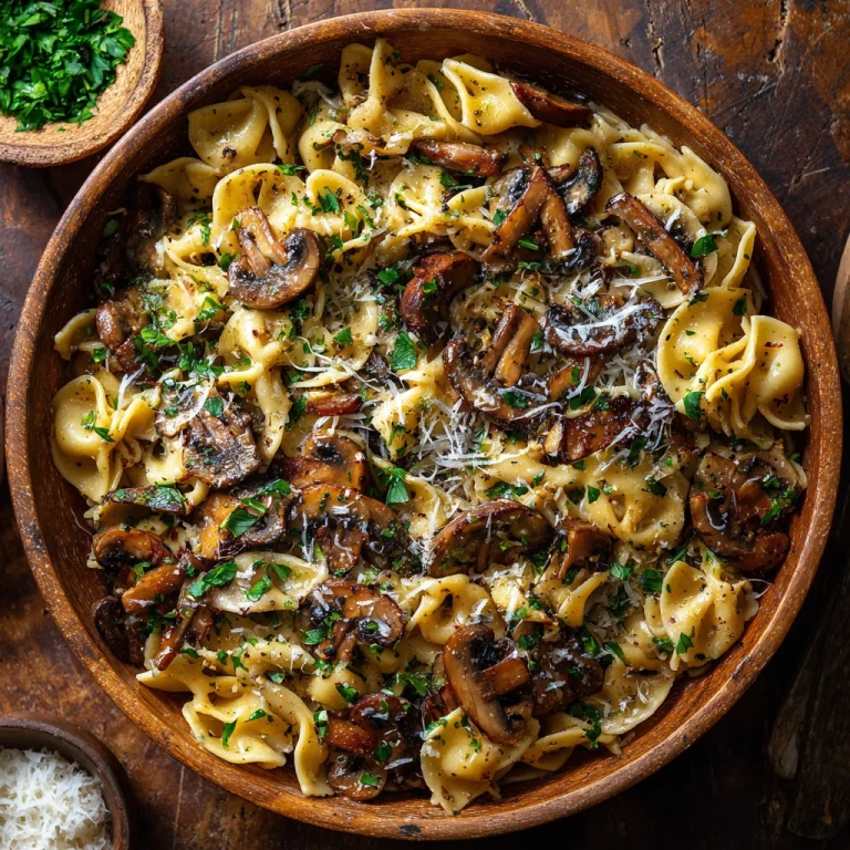 Brown Butter Mushroom Pasta
