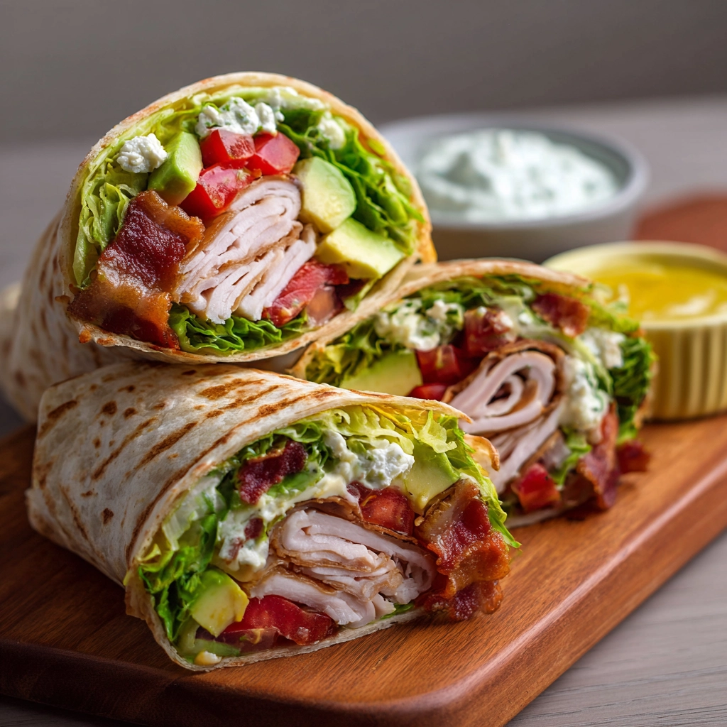California Turkey Club Wraps