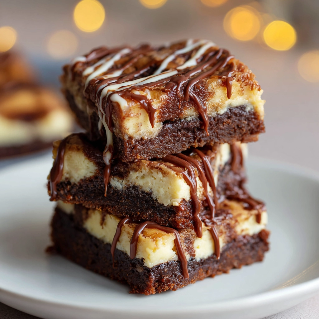 Cheesecake Brownie Bars