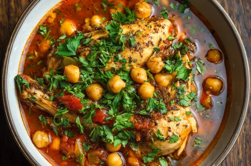 Chicken Chickpea Stew: Hearty, Flavorful, and Protein-Packed